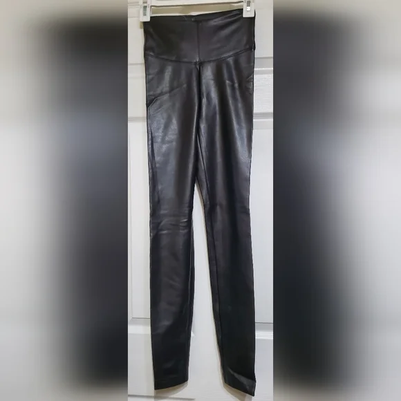 WHBM Vegan Leather Runway Legging - Picture 2 of 7